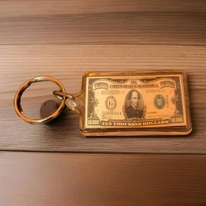 Ten Thousand Dollars Bill Keychain - Picture 1 of 1