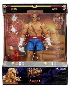 Ultra Street Fighter II Sagat 6 Zoll Maßstab Deluxe von Jada Toys NEU IN BOX - Bild 1 von 3
