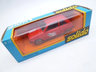 SOLIDO VINTAGE Nº1316 PEUGEOT 104 ZS EN GAM ANTERIOR 1 CAJA ORIGINAL AÑOS 70/80 Foto 1 de 4