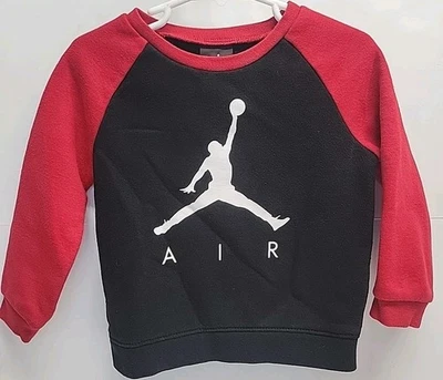 Sudadera pulóver Jordan para niños pequeños manga larga cuello redondo talla 24 meses Foto 1 de 4