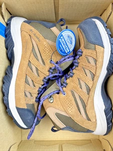 Columbia Crestwood mittelhohe wasserdichte Stiefel braun dunkle Trüffel Damengröße 7,5 M - Bild 1 von 5