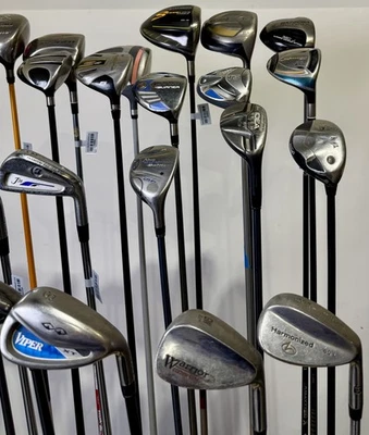 Venta al por mayor Lote de 24 palos de golf - Drivers, maderas, híbridos y hierros individuales Foto 1 de 4