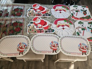 Lote de 15 tapetes de vinilo de colección para lugares de Navidad - Imagen 1 de 14