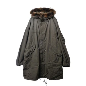Visvim SIX-FIVE FISHTAIL PARKA with coyote fur, mod coat, size 5, khaki, Visvim - Picture 1 of 10