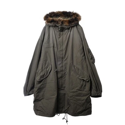 Visvim SIX-FIVE FISHTAIL PARKA with coyote fur, mod coat, size 5, khaki, Visvim - Image 1 of 4