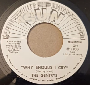 The Gentrys Jimmy Hart Promo Sun 45 Why Should I Cry - Picture 1 of 2