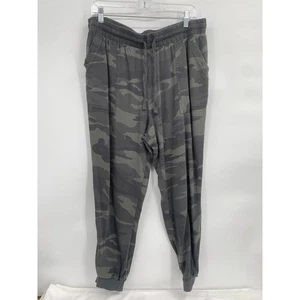 Prachtvolle grüne Camouflage Jogginghose Kuschelhose Gummibund Taschen XL - Bild 1 von 9
