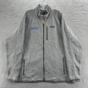 Patagonia Sweater Mens 3XL XXXL Gray Knit Full Zip Better Sweater Fleece Jacket - Foto 1 di 14
