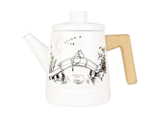 Moomin Enamel Coffee Pot 1.6 L Originals Missing You  - Picture 1 of 2