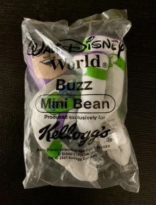 Disney Buzz Lightyear Toy Story Pixar Kelloggs Peluche Mini Frijoles Foto 1 de 2
