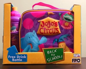 Vintage Jojos Circus Lunchbox Disney Store contenitore pranzo e bottiglia abbinata - Foto 1 di 22