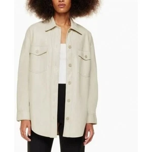 Aritzia Wilfred Ganna Jacket Shacket Shirt Jacket Size Small - Picture 1 of 12