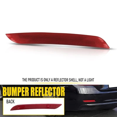 Parachoques trasero reflector luz trasera rojo para BMW 320i 328i 2012-15 Foto 1 de 4