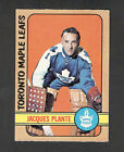 1972-73 JACQUES PLANT #92 VG-EX OPC ** Carte de hockey clé HALL OF FAME étoile GOALIE