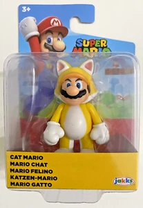 Super Mario CAT MARIO 2.5" Inch Jakks Figure World of Nintendo 2022 NEW - Picture 1 of 6