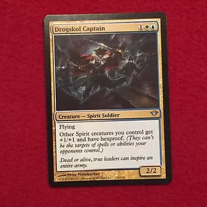 MTG Drogskol Captain Dark Ascension Magic the Gathering White Blue Uncommon Card - Picture 1 of 1