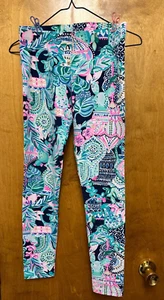 Girls Used Lilly Pulitzer XL Leggins - Picture 1 of 3