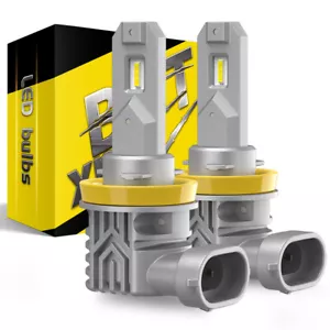 Fit For ACURA TSX 2004-2014 - 2PC LED H8 H11 6500K White Fog Light COB Bulbs - Picture 1 of 12