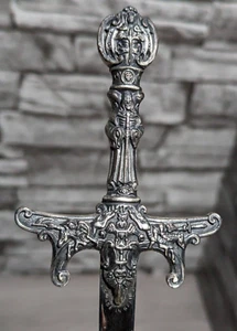 Vtg 11" Four Horsemen Apocalypse Riders Sword Letter Opener Marto Toledo Spain - Picture 1 of 8