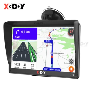 XGODY 7 Zoll Navigationsgerät LKW PKW GPS Navi Navigation 2D 3D DE Kartenansicht - Bild 1 von 13