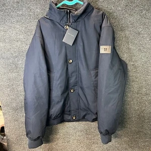 Tommy Hilfiger Navy Blue Long Ultra Loft Winter Parka Coat 2XL No Hood - Picture 1 of 10