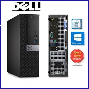 DELL Desktop PC Intel QUAD Core i7 16GB RAM 1TB SSD Windows 11 Pro SFF Computer - Picture 1 of 10