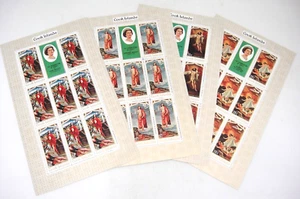 Juego de 4 mini hojas de estampillas de Pascua de las Islas Cook pinturas Cristo de la Resurrección - Imagen 1 de 5