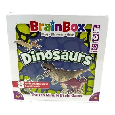 BrainBox Dinosaurs 2022  Card Game  Ages 6  1 Players  10 Minutes Playi - Image 1 of 4