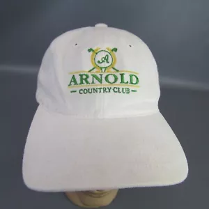 Arnold Country Club Strapback Hat Golf Course Adjustable Cap 100% Cotton - Imagen 1 de 6