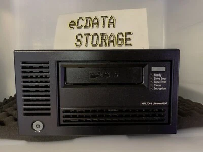 HP LTO-6 Ultrium 6650 SAS External Tape Drive EH964A 684884-001 - Image 1 of 4