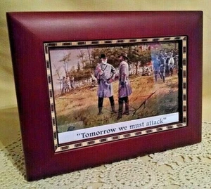 CIVIL WAR FRAMED MAGNET ROBERT E LEE JAMES LONGSTREET SEMINARY 1963 DALE GALLON. - Imagen 1 de 5