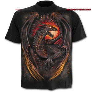 Spiral Direct DRAGON FURNACE - Kids T-Shirt/Rock/Metal/Wild/Unisex/Boys/Top/Tee - Picture 1 of 4
