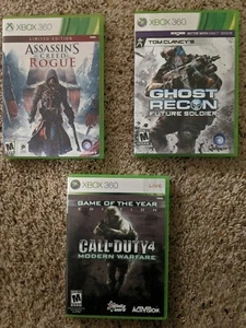 Call of Duty 4 Modern Warfare, Ghost Recon Future Soldier, Assassins Creed Rogue - Picture 1 of 3