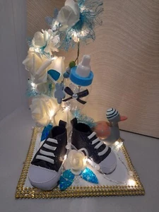 Baby Geburt, Taufe Geschenk Mit LED Beleuchtung - Bild 1 von 3