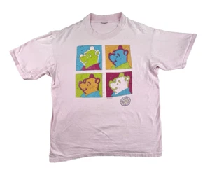 T-shirt vintage anni 90 punto singolo Disney Winnie The Pooh stile Andy Warhol rosa XL - Foto 1 di 14