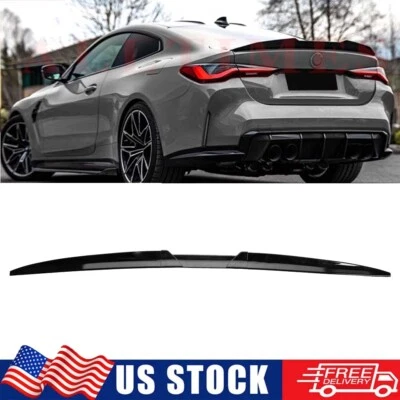 For BMW 4 Series F32 428i 430i 435i 440i Gloss Black Rear Spoiler Wing Tail Lip - Image 1 of 4