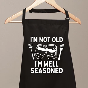 I'm Not Old I'm gut gewürzt lustige Schürze für Männer BBQ Grillschürze Männer Kochen - Bild 1 von 10