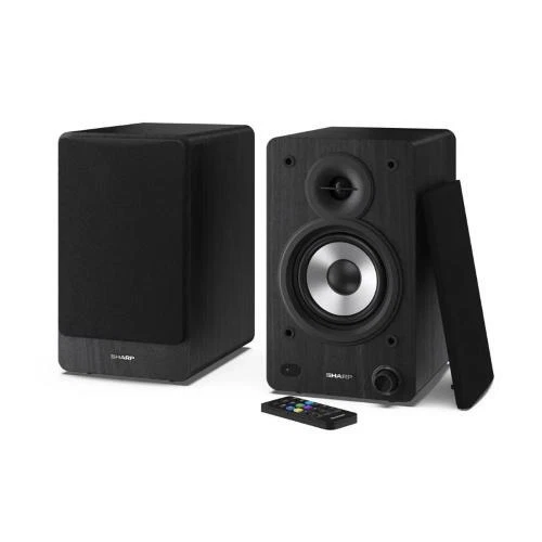 SHARP CP-SS30(BK) ALTOPARLANTI ATTIVI A 2 VIE CASSA IN LEGNO 60 W RMS (2 x 30 W) - Immagine 1 di 1