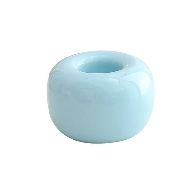 Soporte para cepillo de dientes de color liso para suministros de baño soporte para cepillo de dientes de cerámica Foto 1 de 4