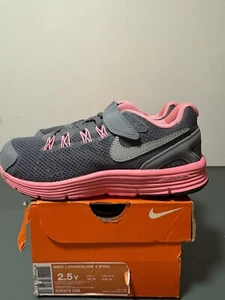 Nike Lunarglide 4 PS Gris Frío Rosa Talla 2.5Y 525372-006 - Imagen 1 de 5