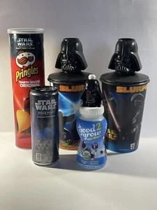 Lote mixto de contenedores vacíos de comida y bebida vintage de Star Wars - Imagen 1 de 19