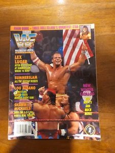 Vintage Wwf Magazin November 1993 Lex Luger Adam Bomb Summerslam Ergebnisse WWE - Bild 1 von 2