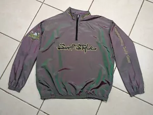 Vtg Surf Style Interplanetary Body Gear Windbreaker Pullover Jacket 90s L/XL - Picture 1 of 14