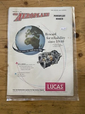 The Aeroplane  Magazine Vintage Britain's Aircraft Industry 1958 - Image 1 of 2