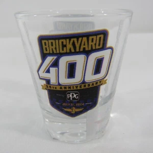 2024 Brickyard 400 Shot Glass 30th Anniversary Event Collector Glass Indy - Picture 1 of 7