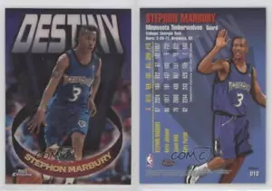 1997-98 Topps Chrome Destiny Refractor Stephon Marbury #D10 - Picture 1 of 4