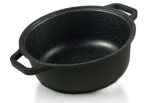 Casseruola antiaderente 24 cm Risolì "BLACKplus", anche per induzione  - Foto 1 di 1
