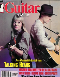 Guitar Player Magazine March 1984 Talking Heads Yngwie Malmsteen Alcatrazz music - Picture 1 of 2