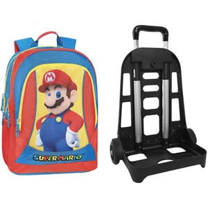 ZAINO TROLLEY SUPER MARIO STACCABILE - PANINI - Foto 1 di 2
