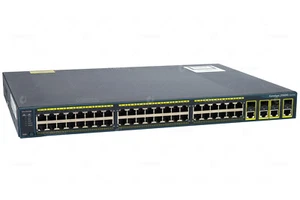 WS-C2960G-48TC-L KATALIZATOR CISCO 2960 48-PORTOWY 1GB RJ-45 4-PORTOWY 1GB SFP - Zdjęcie 1 z 7